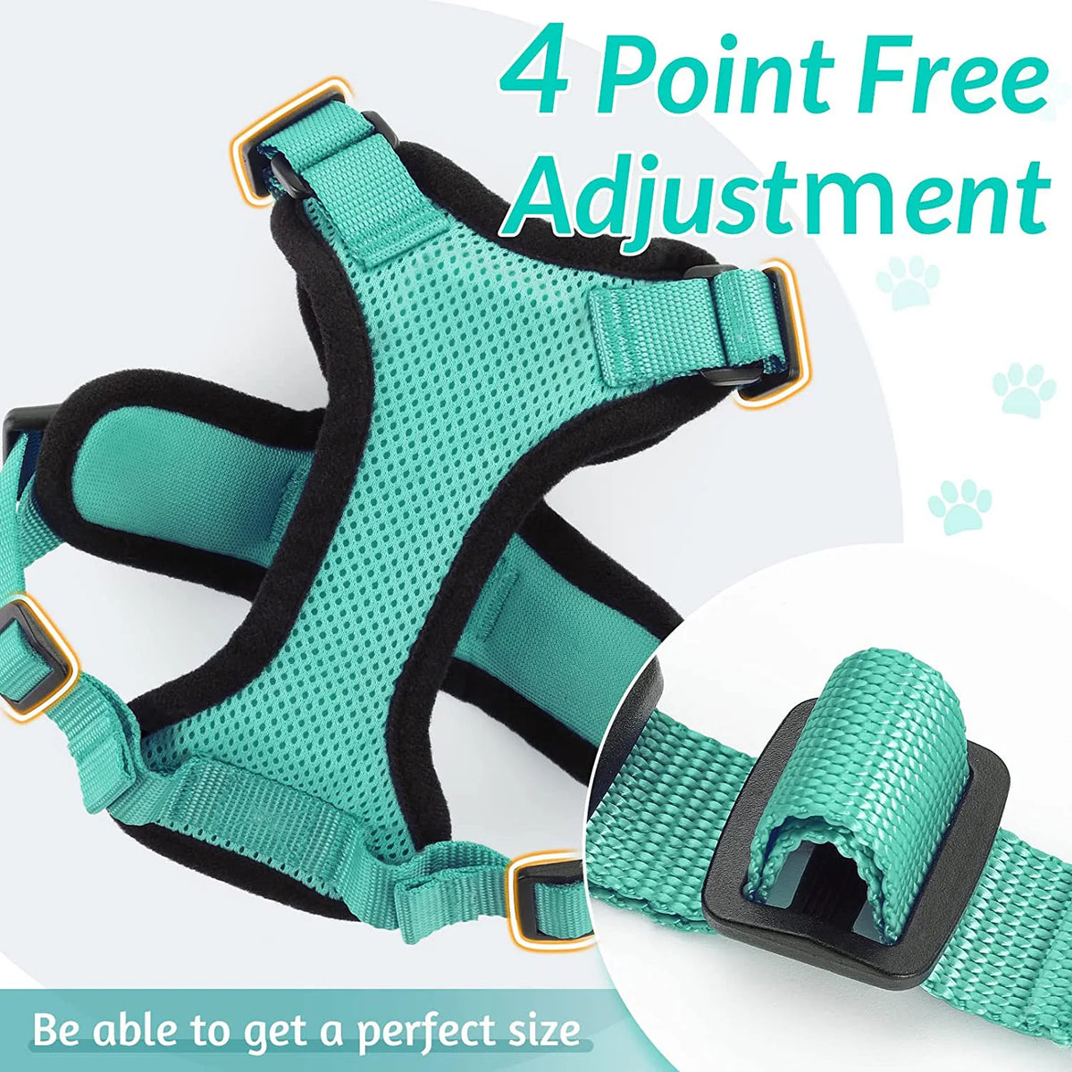 Adjustable Cat Harness & Leash Set