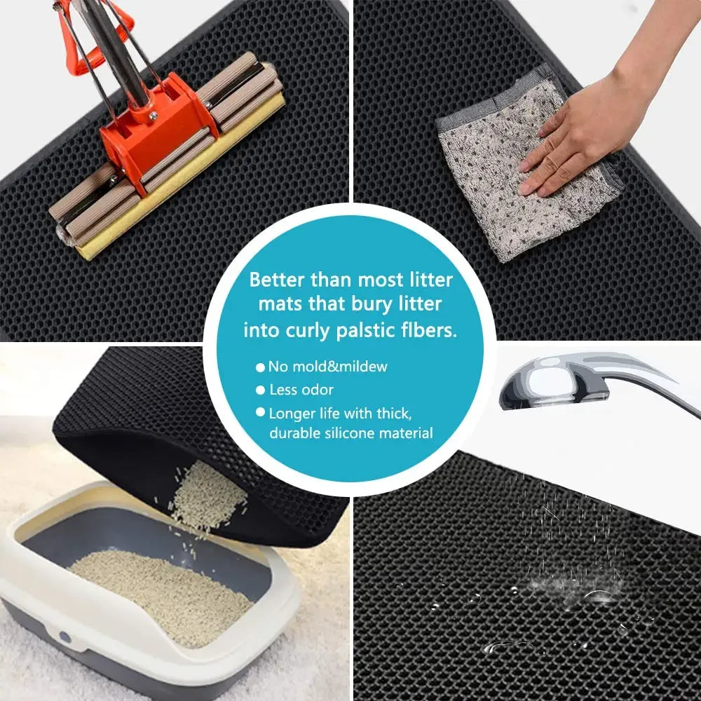 Cat Litter Mat with Bonus Gift
