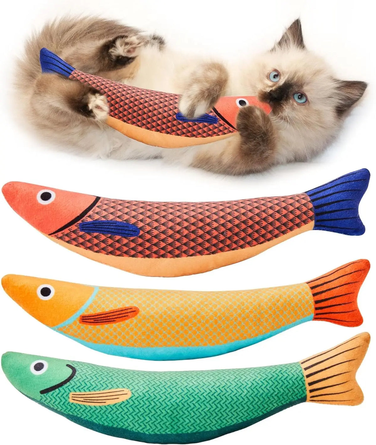 Catnip Fish Chew Toy
