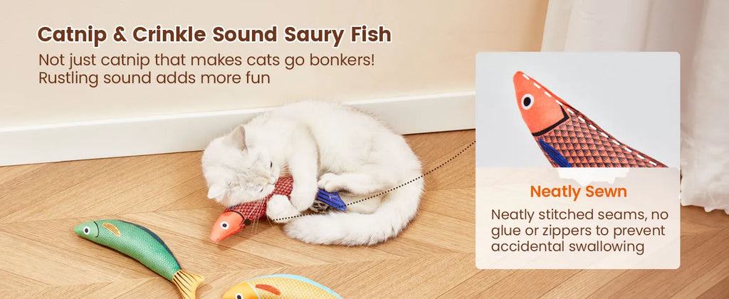 Catnip Fish Chew Toy