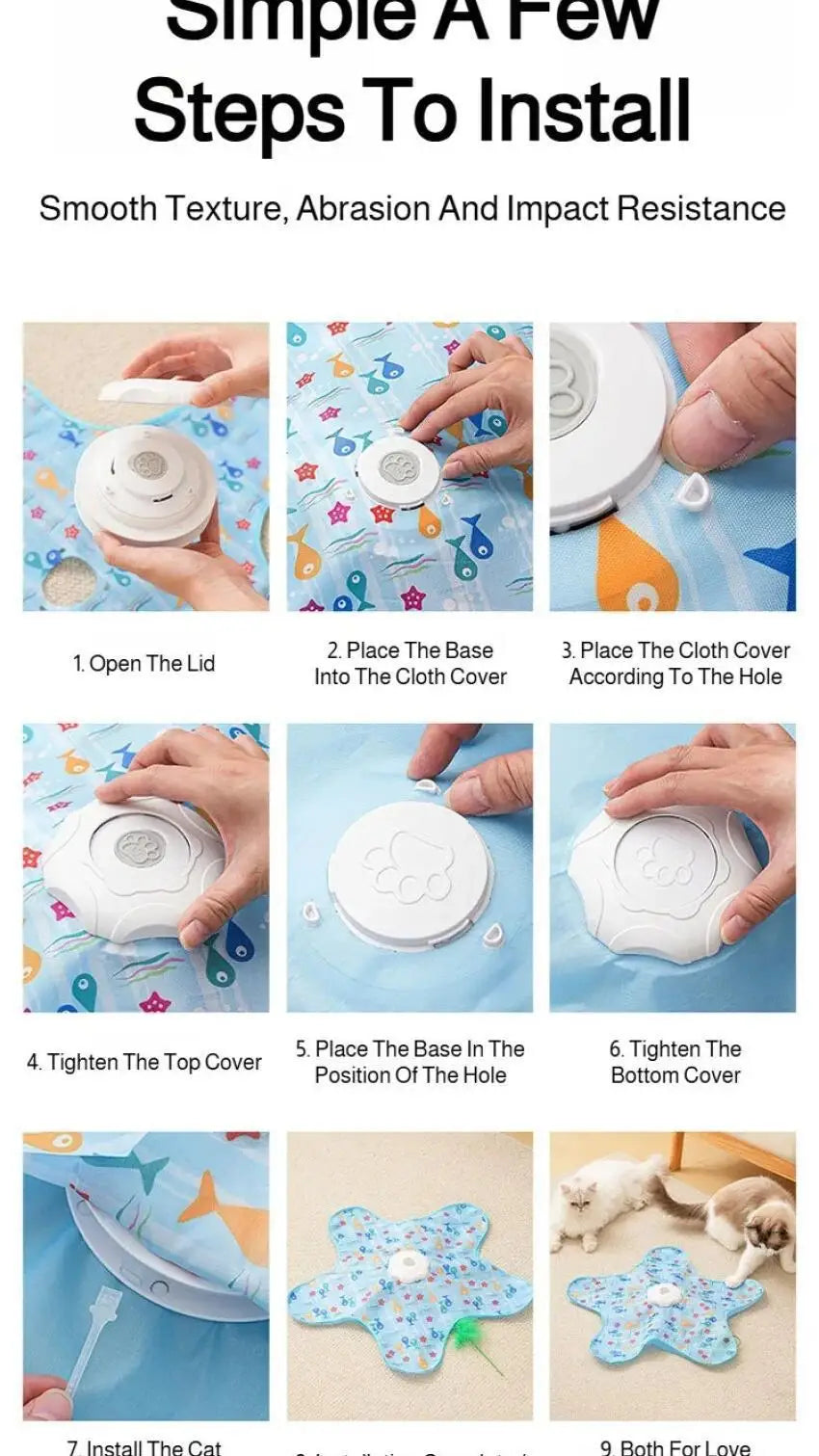 Interactive Hide & Seek Cat Toy