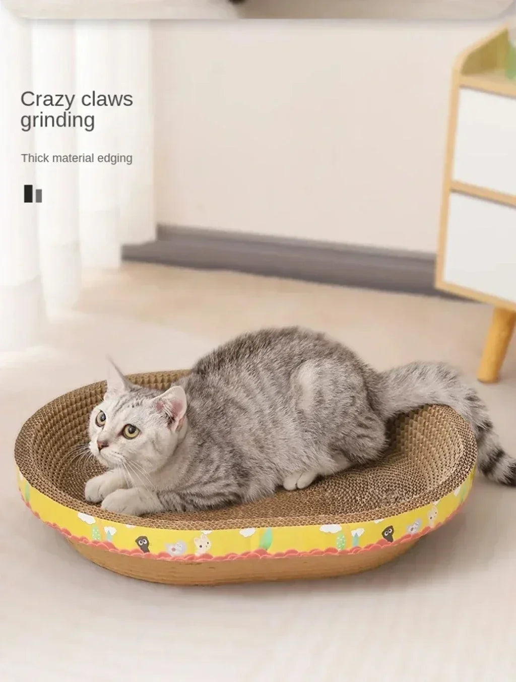 Oval Cat Scratching Board