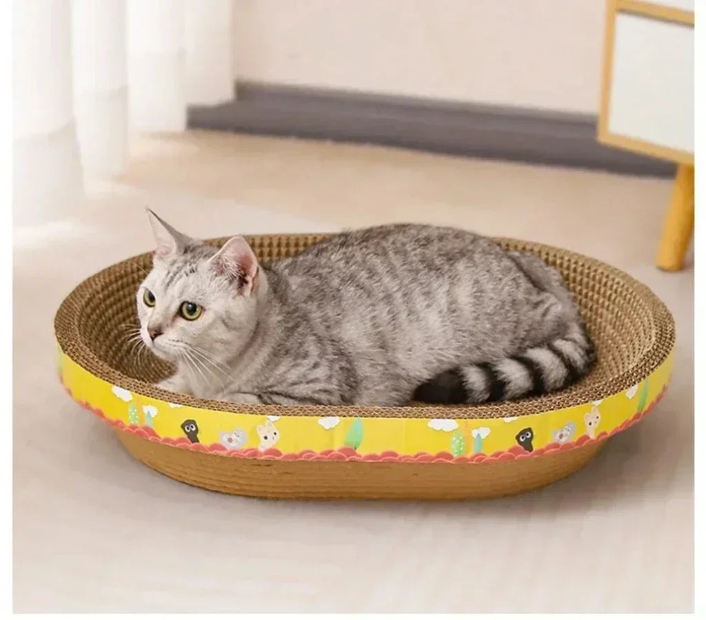 Oval Cat Scratching Board