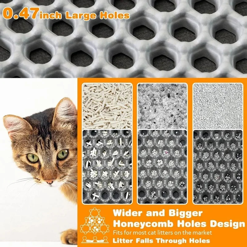 Heavy-Duty Waterproof Cat Litter Mat