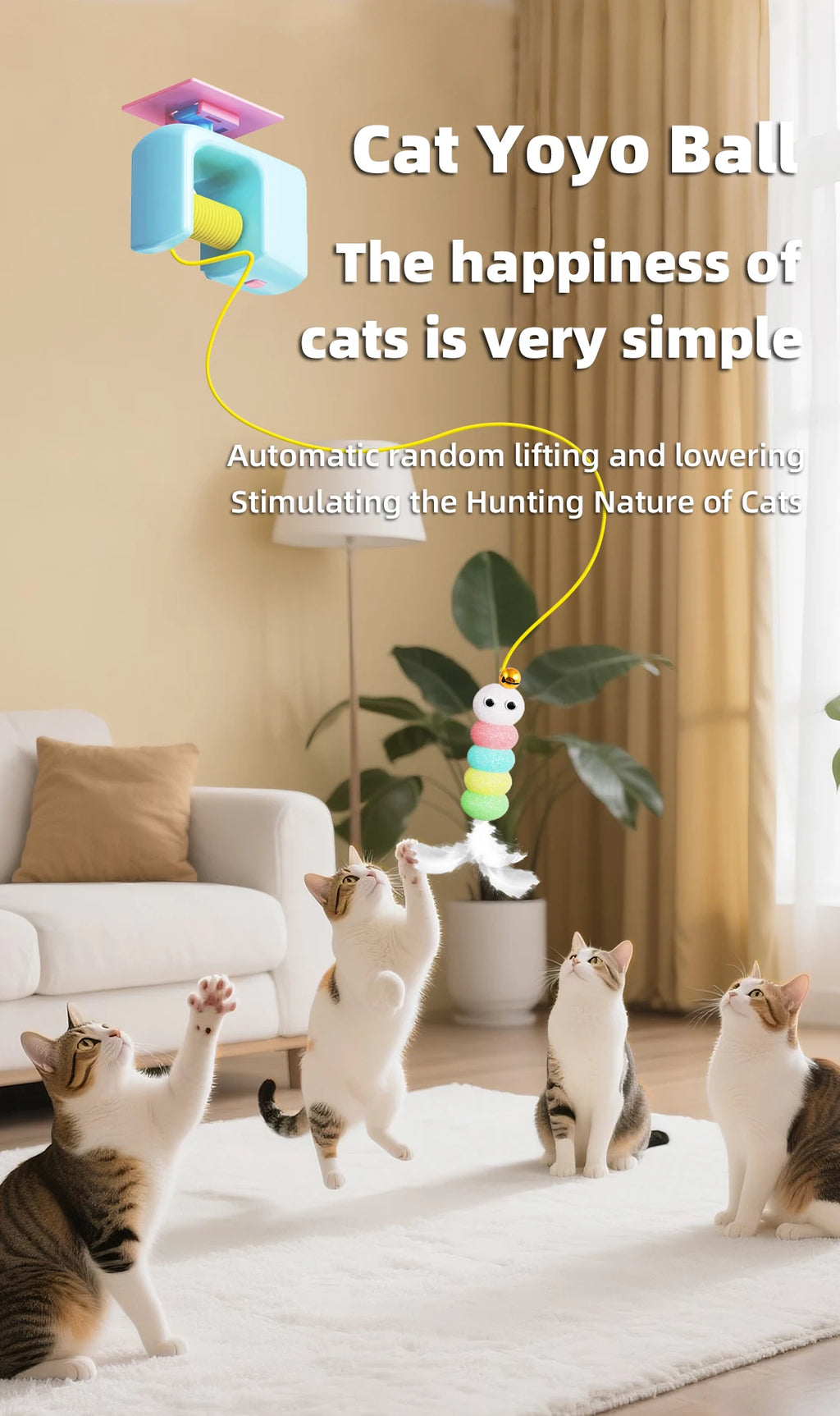 Electric Flying Bird Cat Toy
