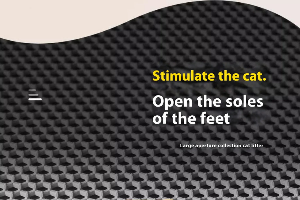 Heavy-Duty Waterproof Cat Litter Mat