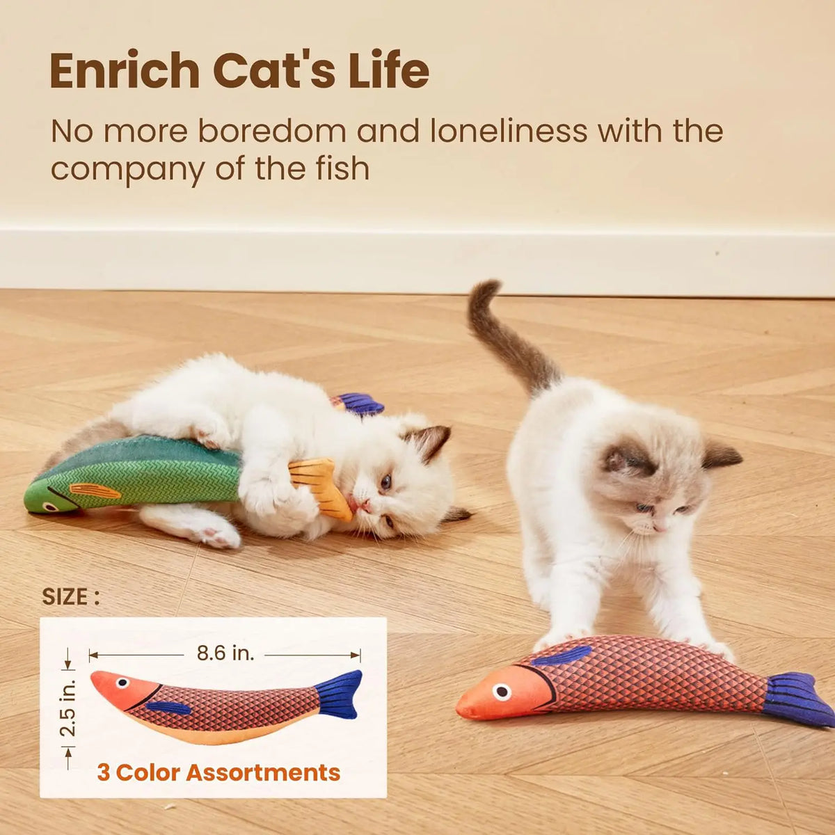Catnip Fish Chew Toy