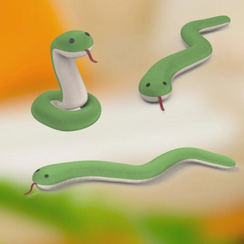Interactive Plush Snake Toy for Cats