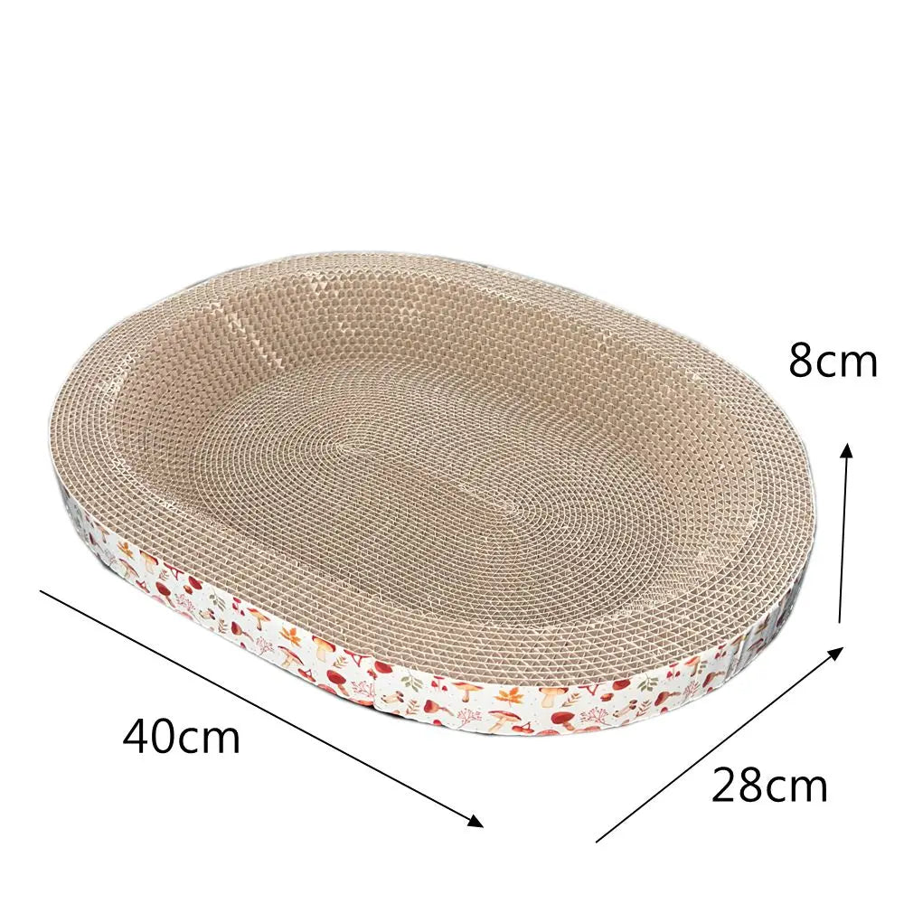Oval Cat Scratching Board
