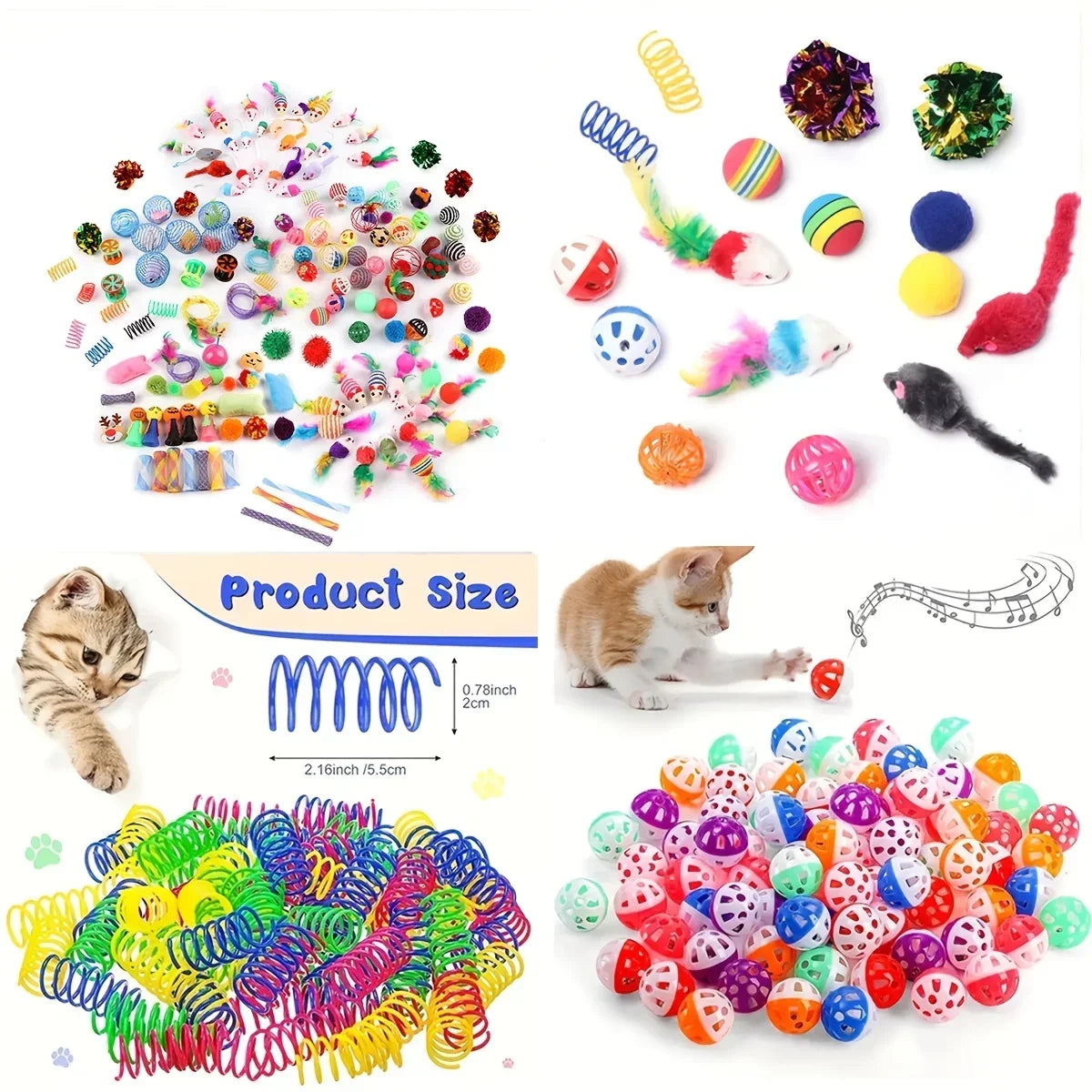 Cat Toys Mixed Pack (14/28/56 pcs)
