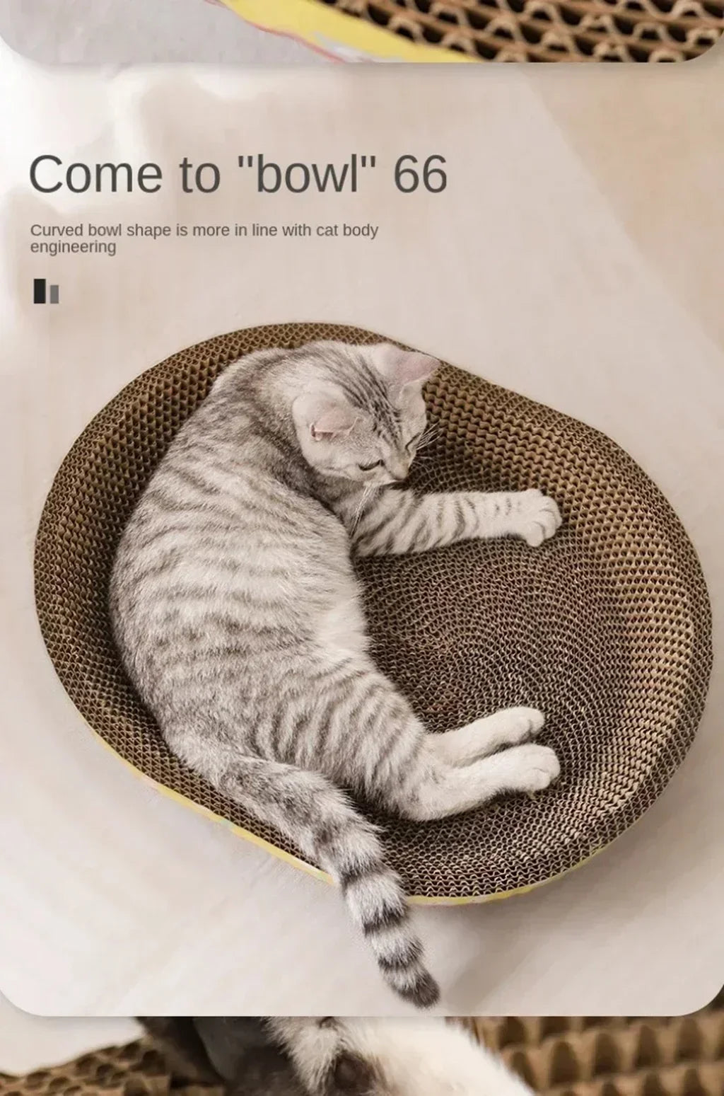Oval Cat Scratching Board