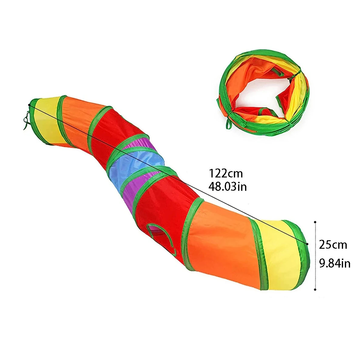 Foldable Cat Tunnel Tube