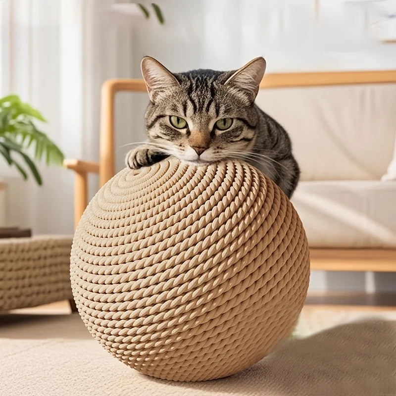 Large Sisal Cat Ball Scratcher