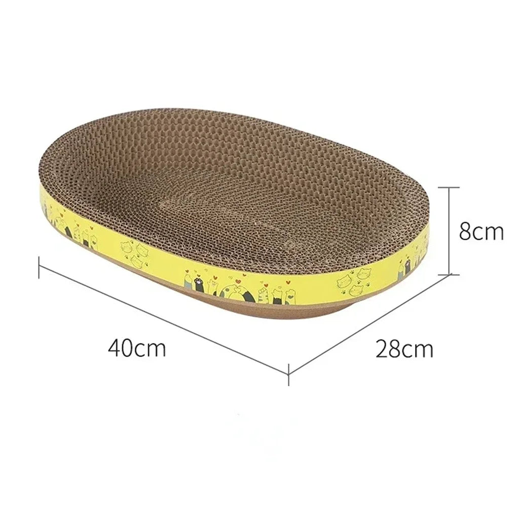 Oval Cat Scratching Board