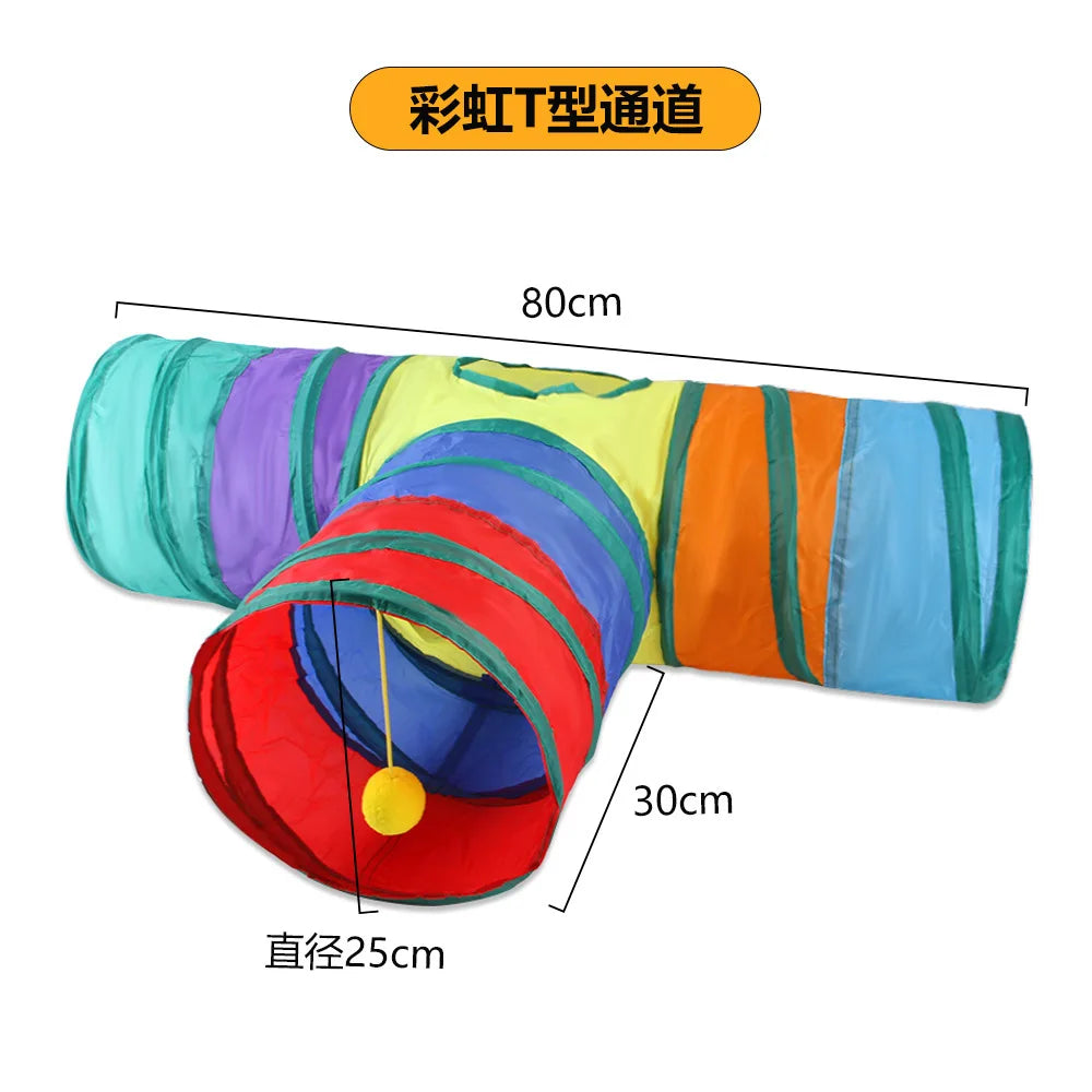 Foldable Cat Tunnel Tube