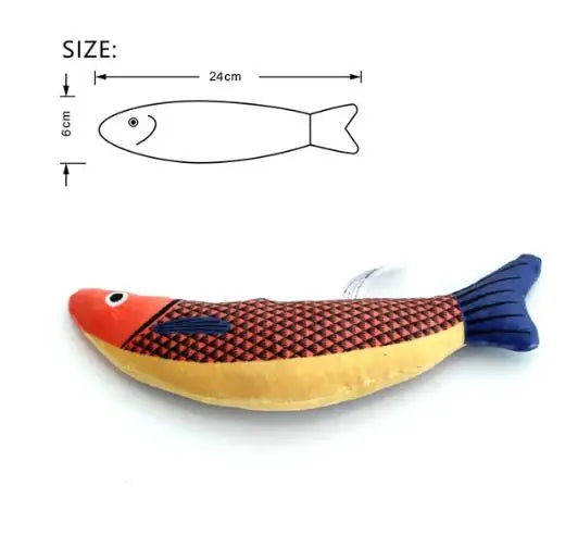 Catnip Fish Chew Toy