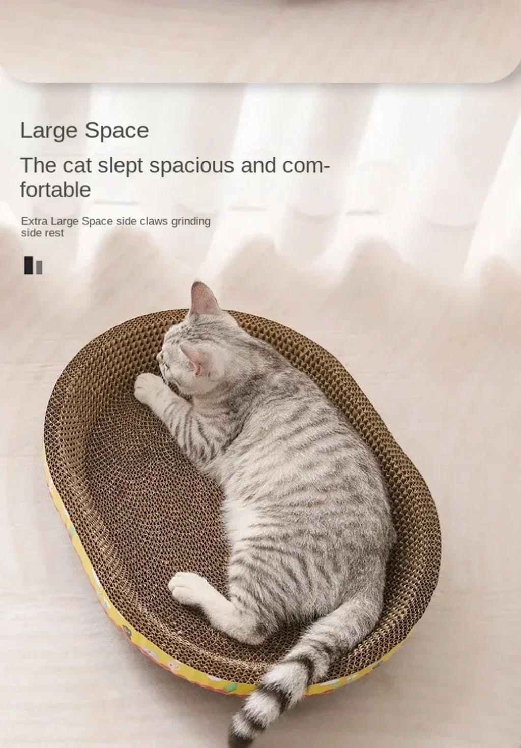 Oval Cat Scratching Board