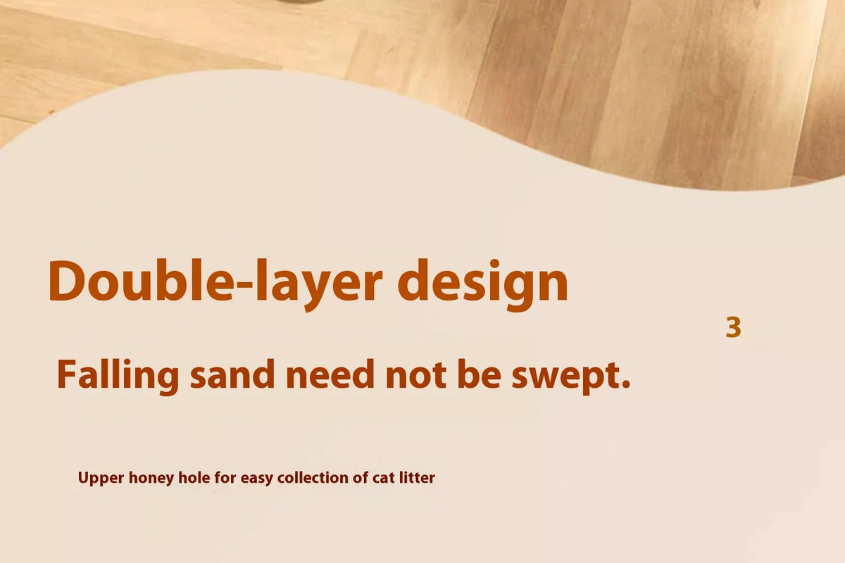 Heavy-Duty Waterproof Cat Litter Mat