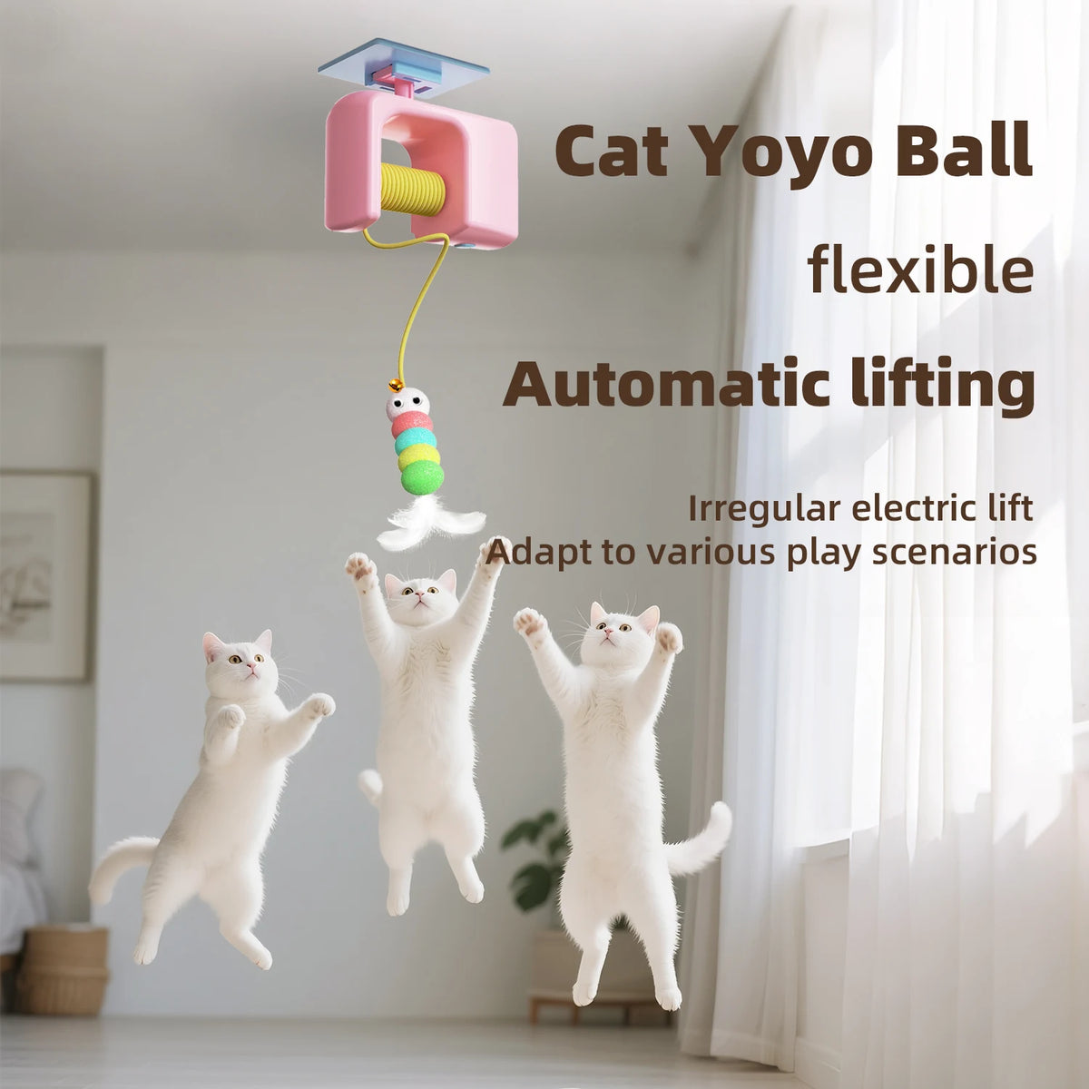 Electric Flying Bird Cat Toy