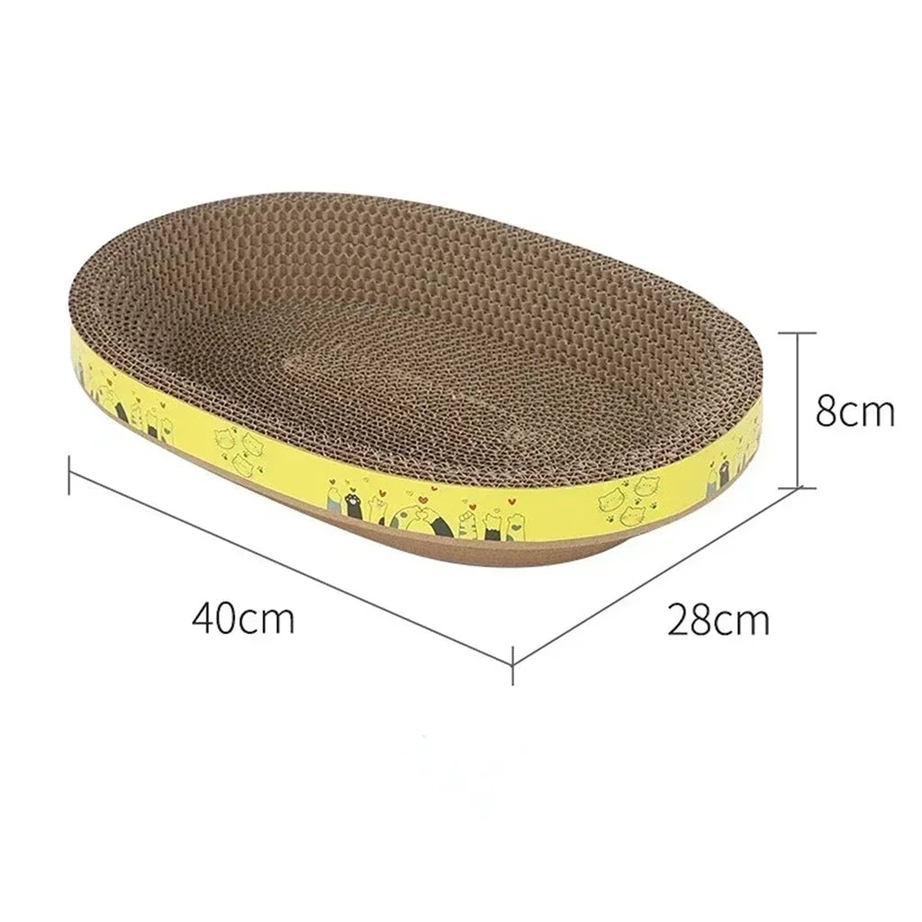 Oval Cat Scratching Board