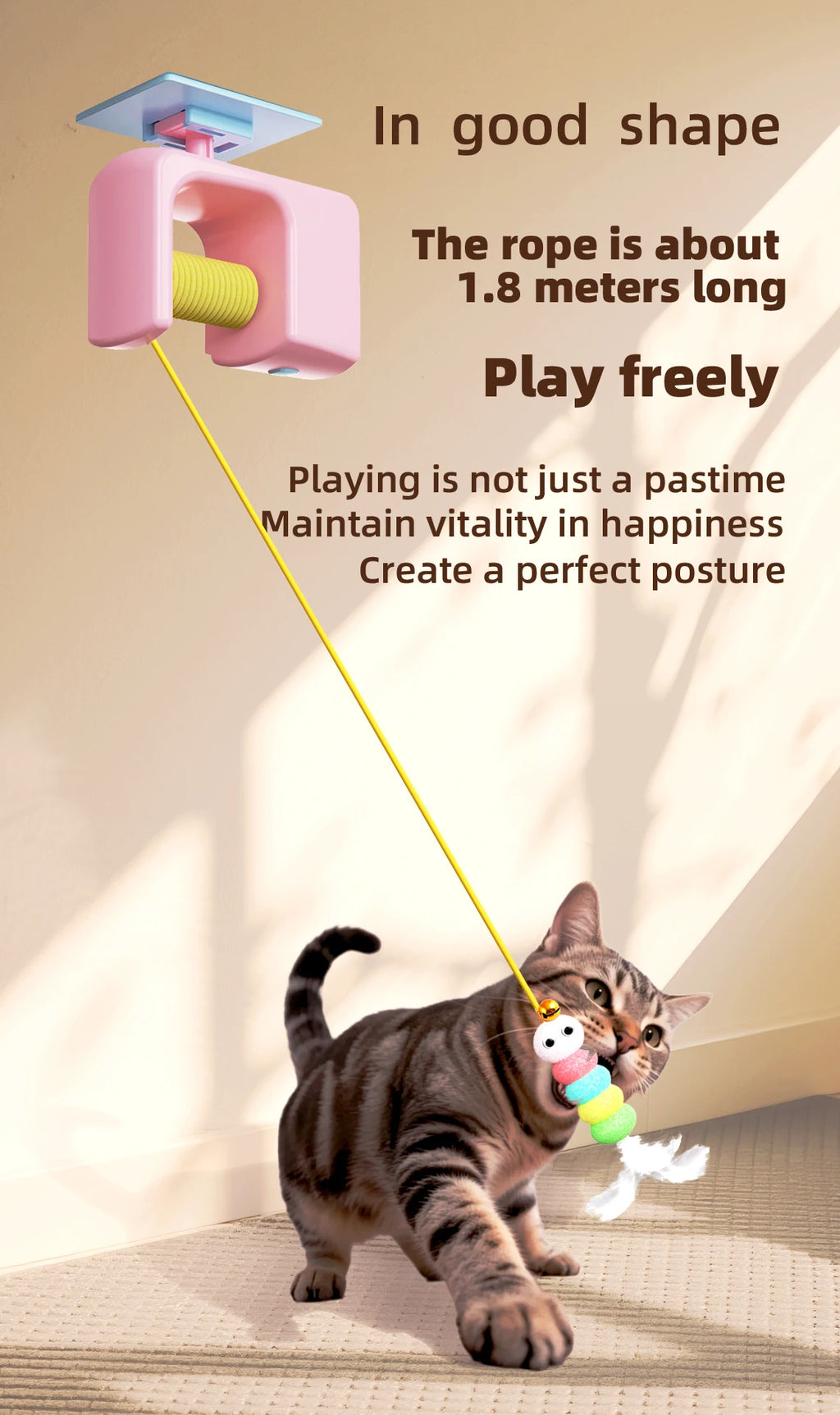 Electric Flying Bird Cat Toy