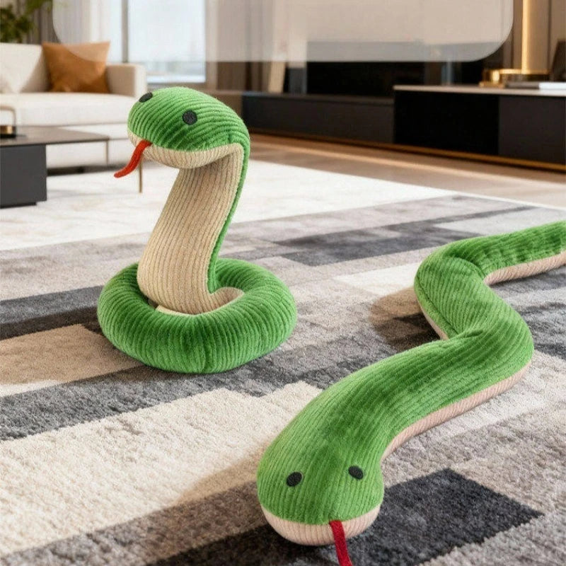 Interactive Plush Snake Toy for Cats