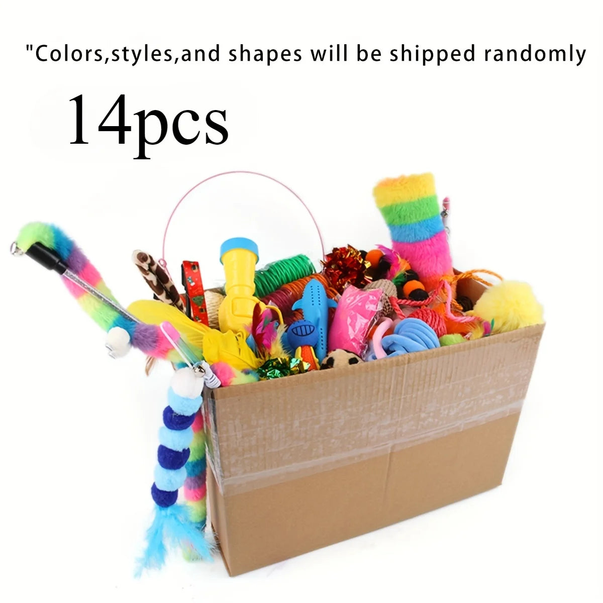Cat Toys Mixed Pack (14/28/56 pcs)