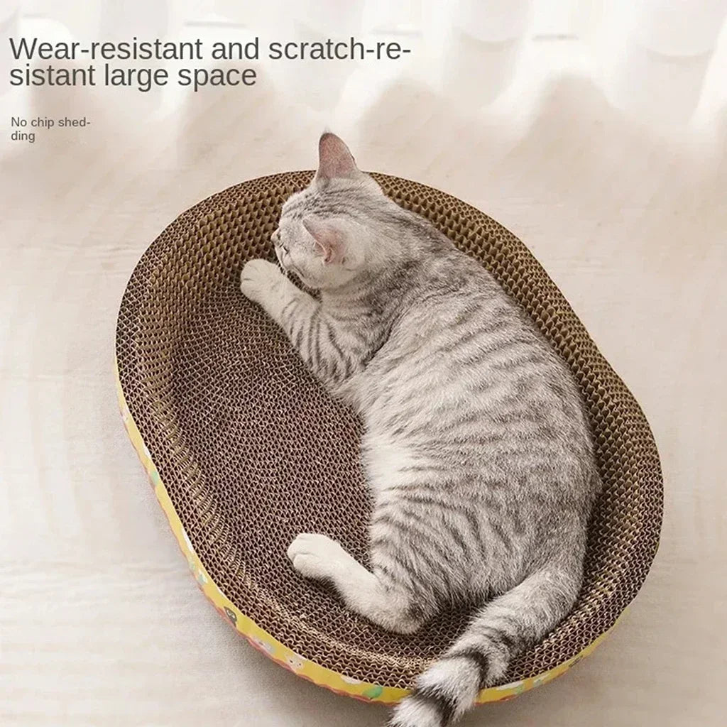 Oval Cat Scratching Board