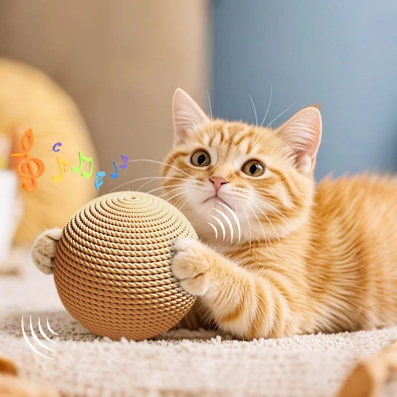 Large Sisal Cat Ball Scratcher
