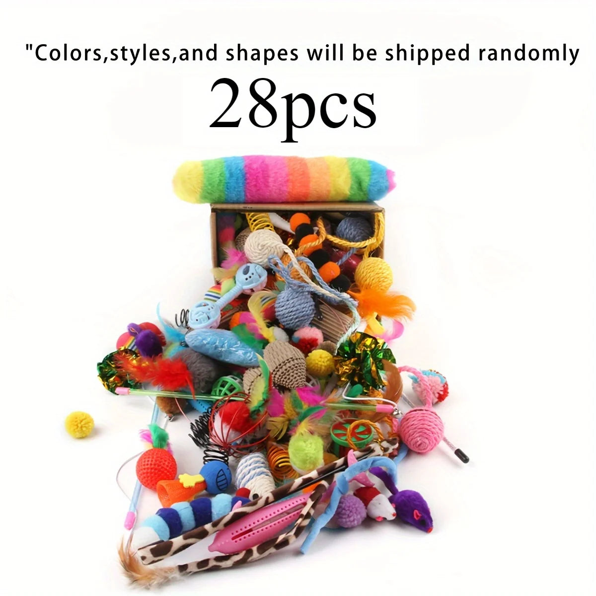 Cat Toys Mixed Pack (14/28/56 pcs)